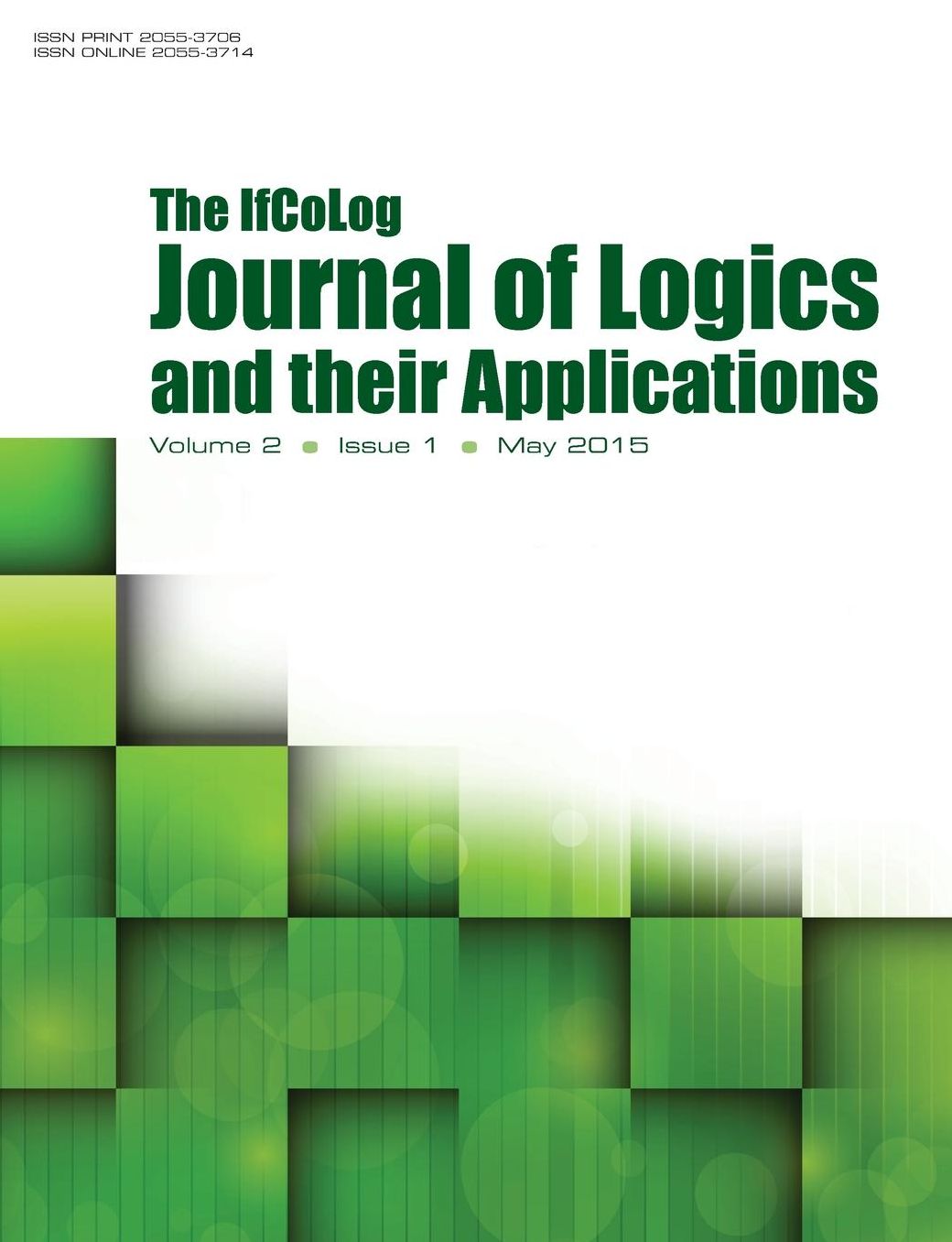 IfColog Journal of Logics and heir Applications. Volume 2, Number 1