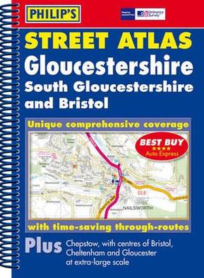 Philip's Street Atlas: Gloucestershire (Spiral Bound).
