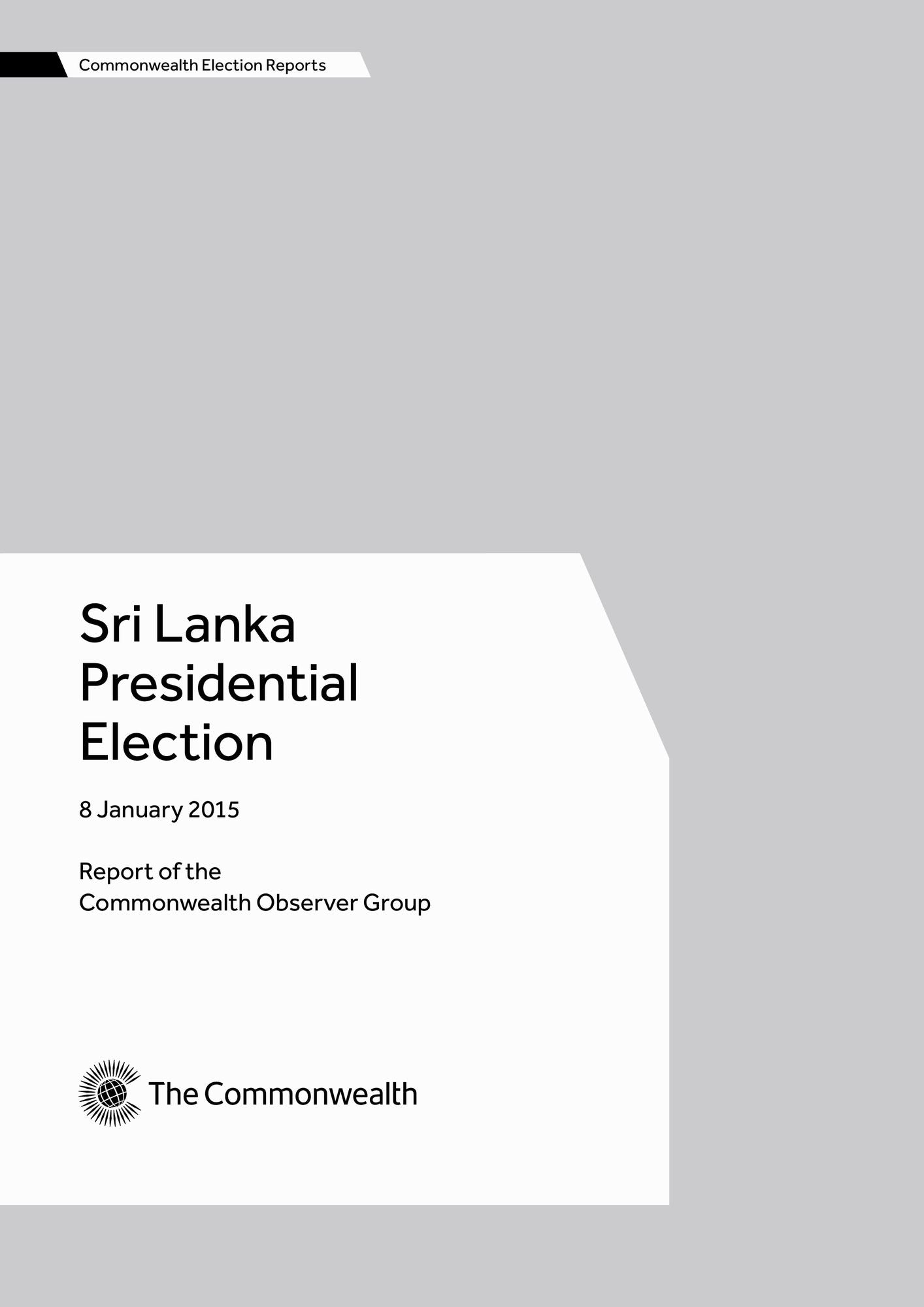 Sri Lanka Presidential Election: 8 January 2015