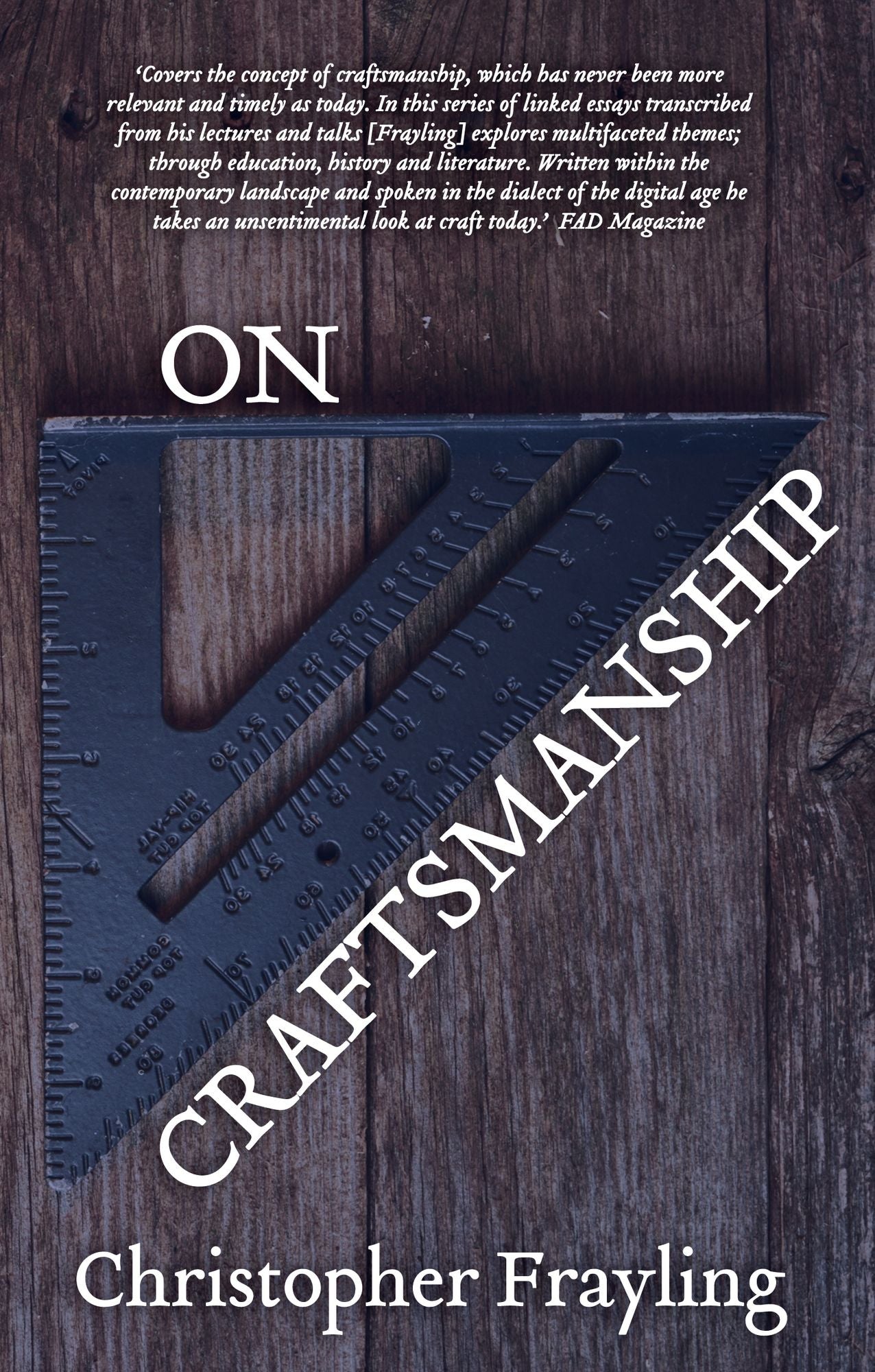 On Craftsmanship: towards a new Bauhaus
