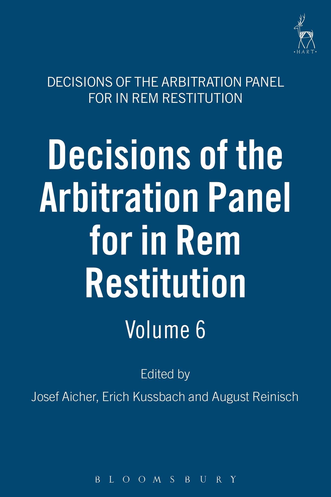Decisions of the Arbitration Panel for in Rem Restitution: Volume 6