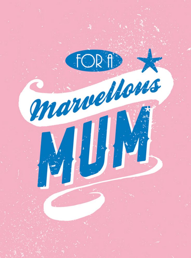 For a Marvellous Mum