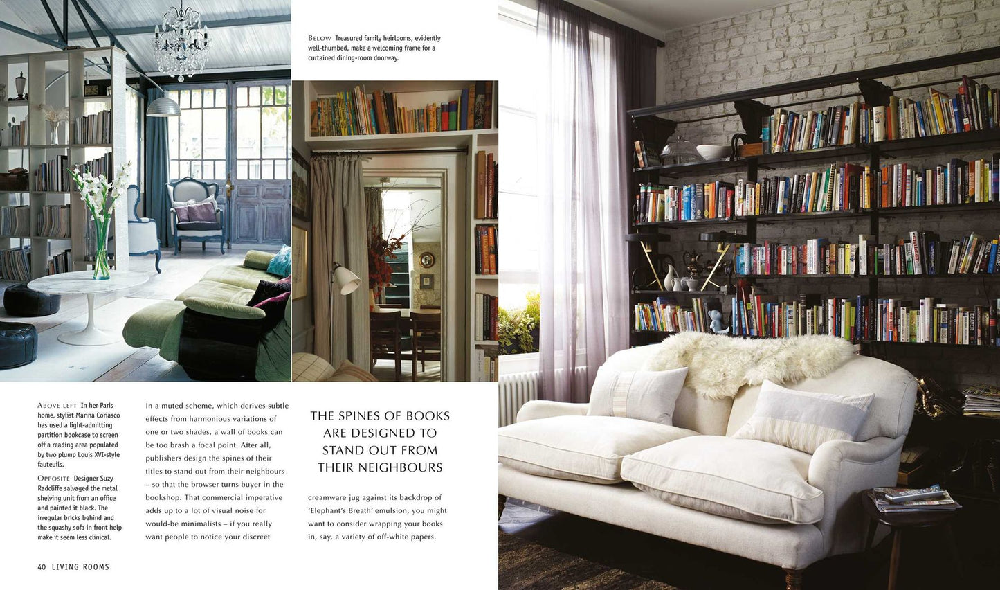 Books Make a Home: Elegant Ideas for Storing and Displaying Books