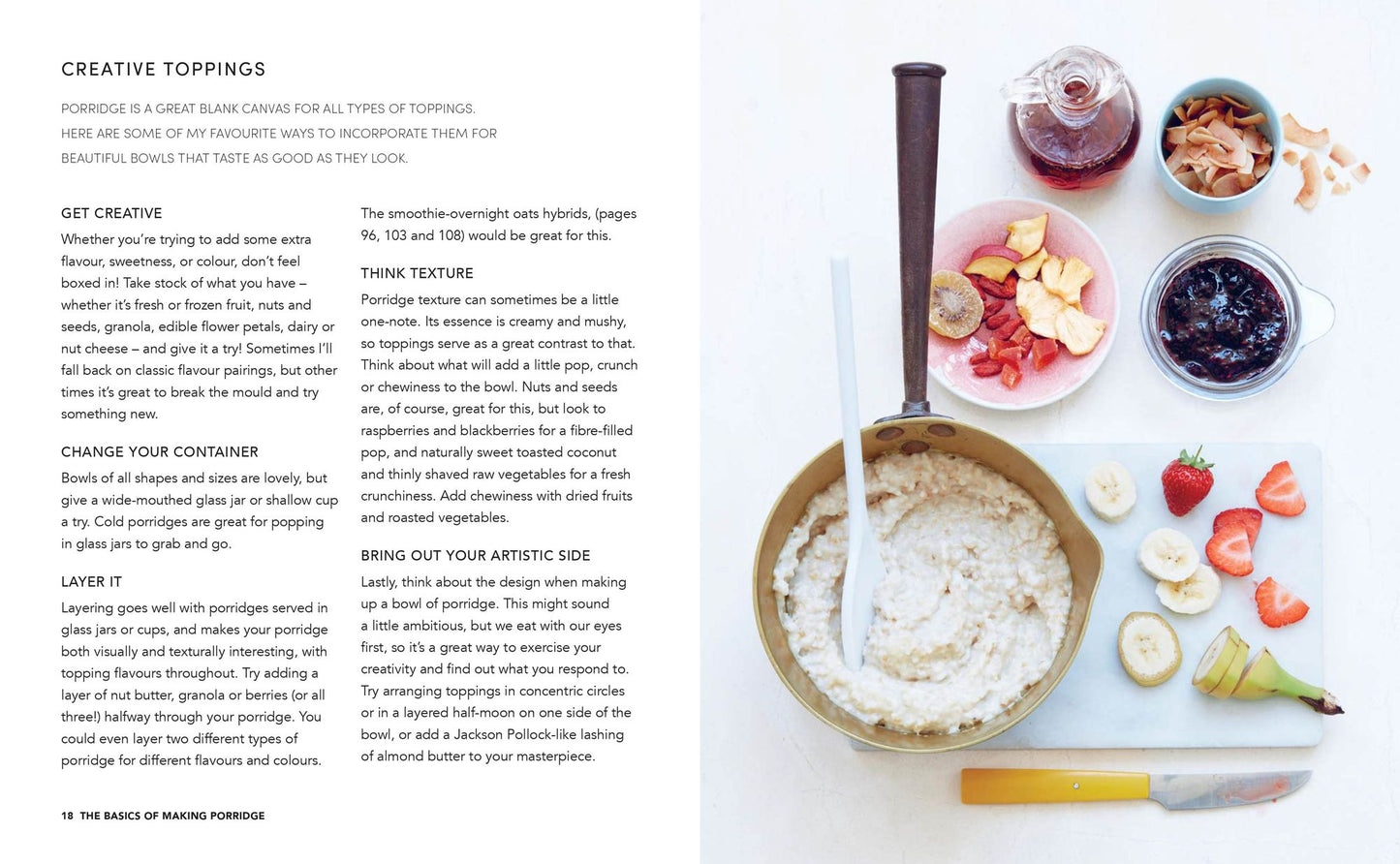 New Porridge: Grain-based nutrition bowls for morning, noon and night