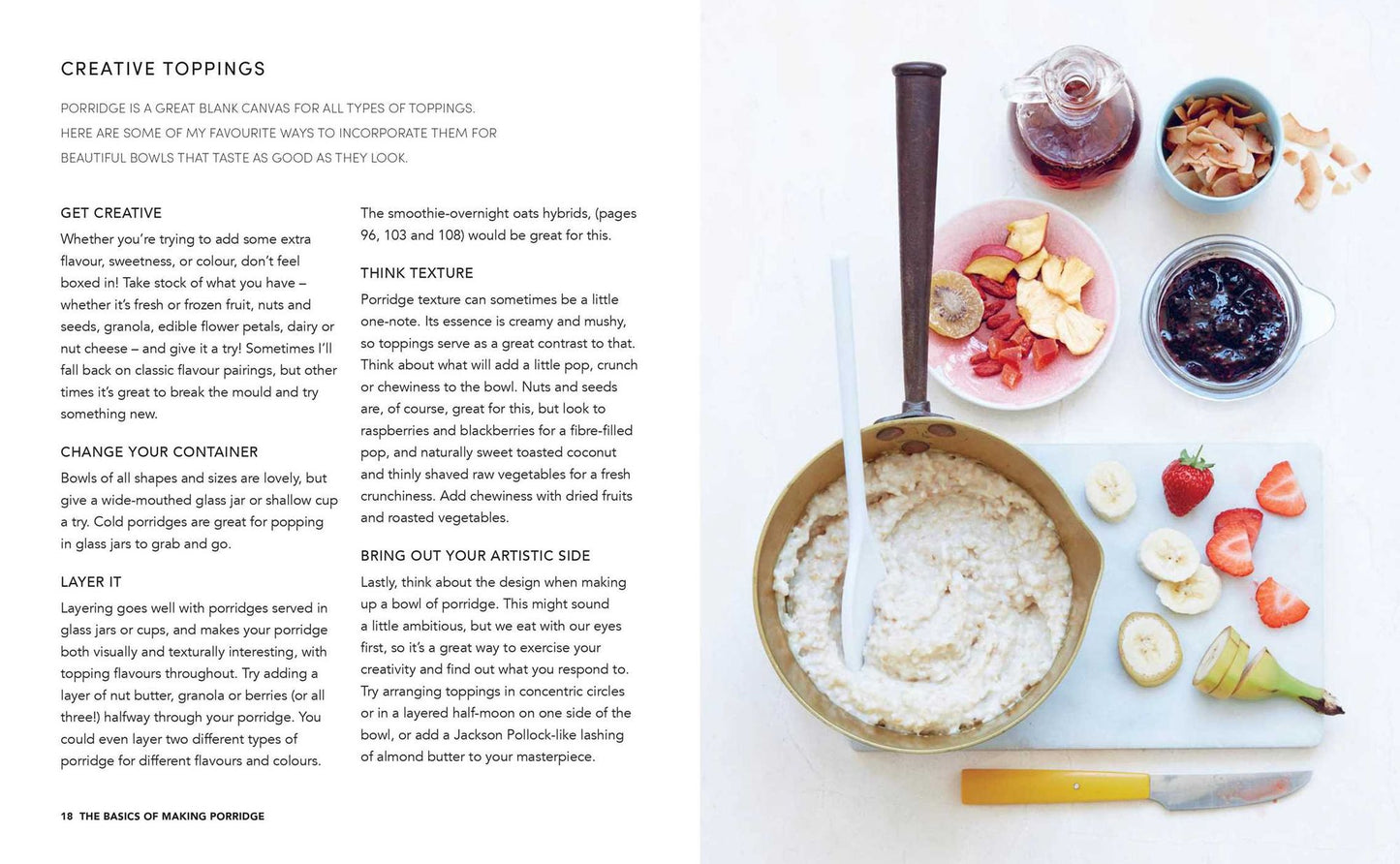 New Porridge: Grain-based nutrition bowls for morning, noon and night