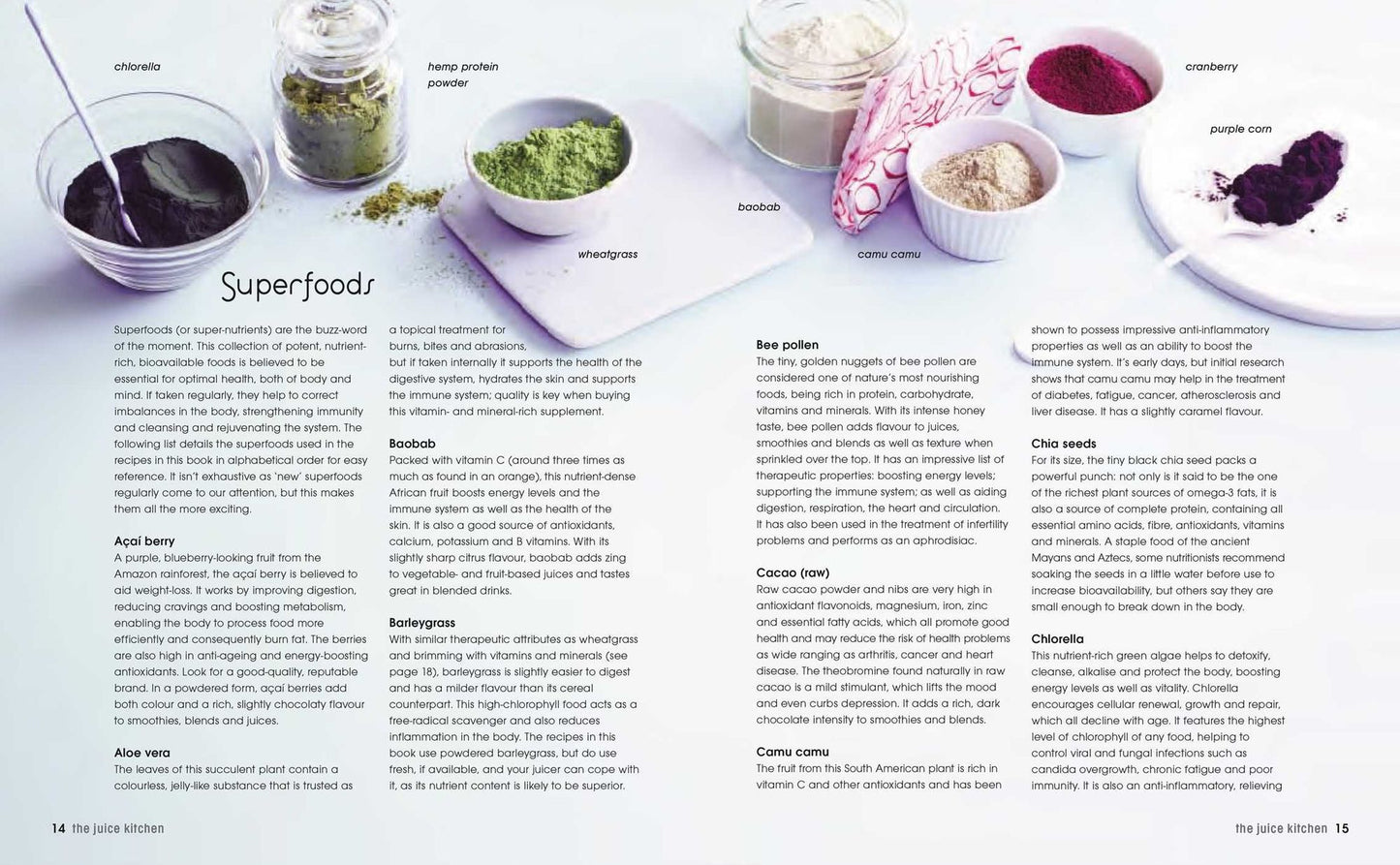 Superfood Juices and Smoothies: Over 100 recipes for all-natural fruit and vegetable drinks with added super-nutrients