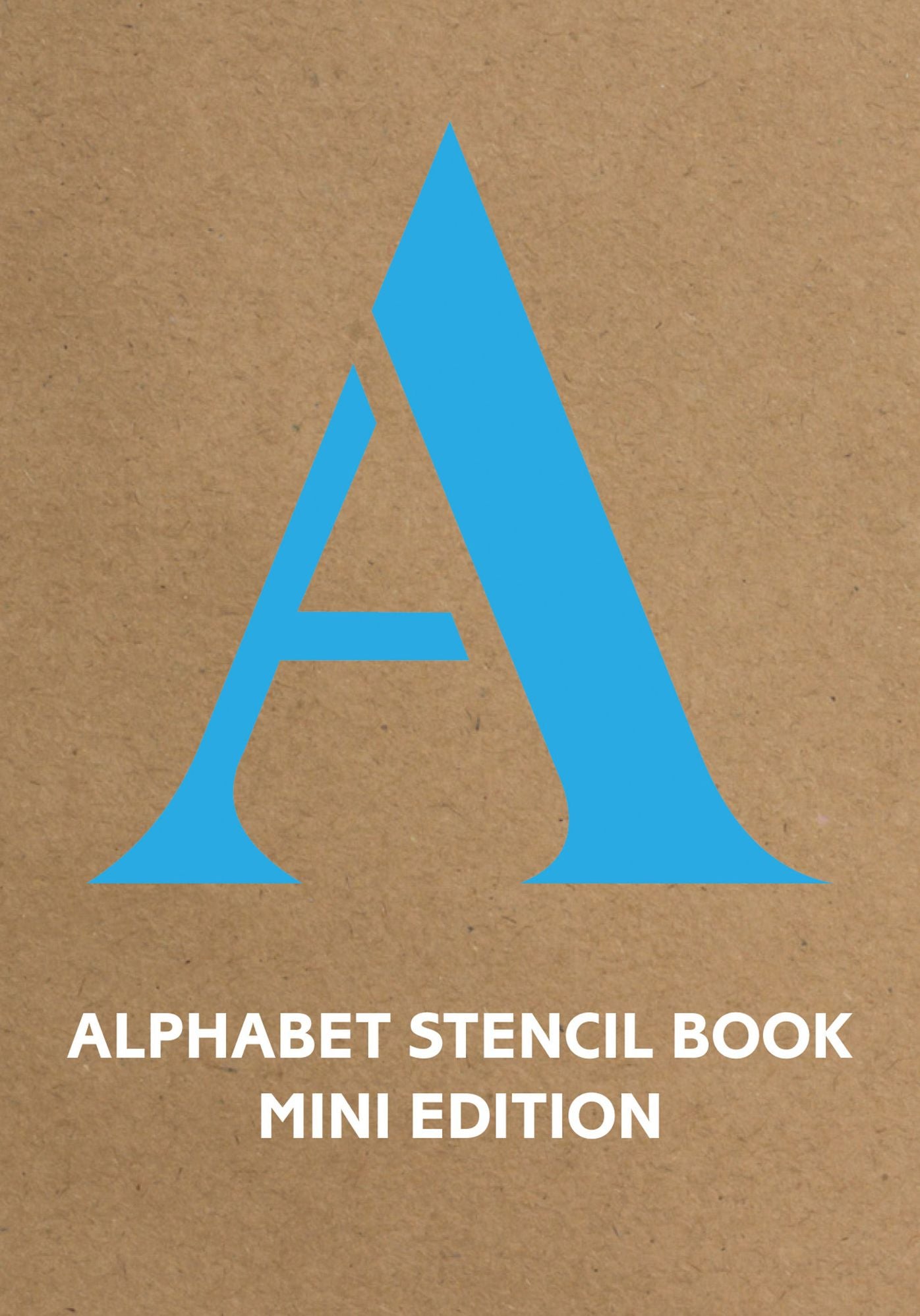 Alphabet Stencil Mini Ed.(Blue
