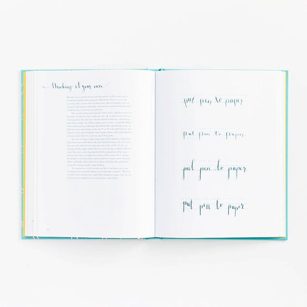 Modern Lettering: A Guide To Modern Calligraphy And Hand Lettering
