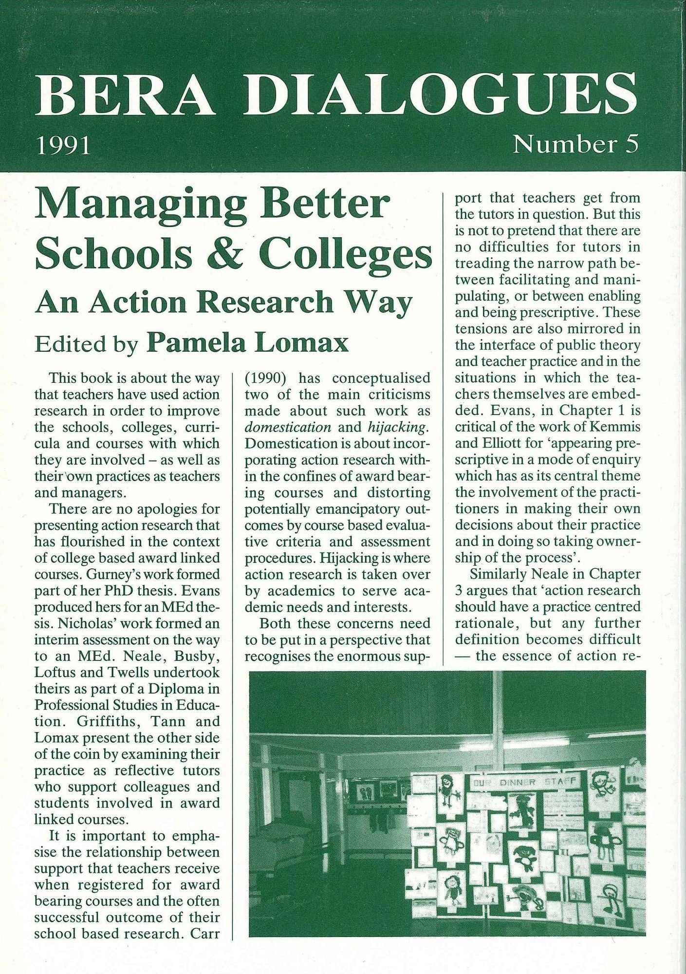 Managing Better Schools and Colleges: The Action Research Way