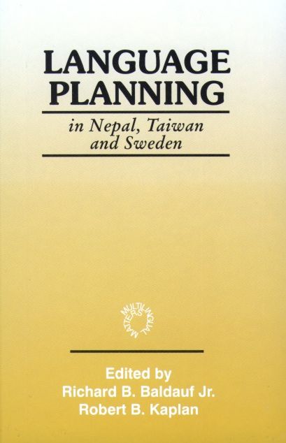 Language Planning in Nepal, Taiwan and Sweden