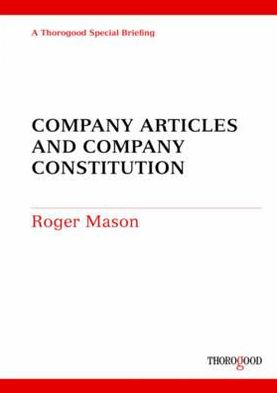 Company Articles and Company Constitution