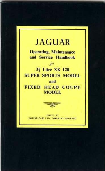 Jaguar XK120 Op/Maint/Srv Handbook