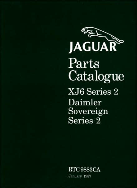 Jaguar Parts Catalogue: XJ6 Series 2, Daimler Sovereign Series 2