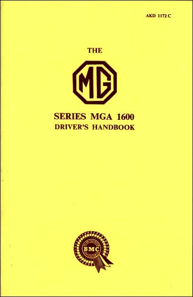MG MGA 1600 Owner Hndbk