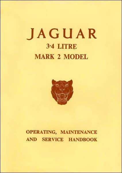 Jaguar 3.4 Mk.2 Handbook