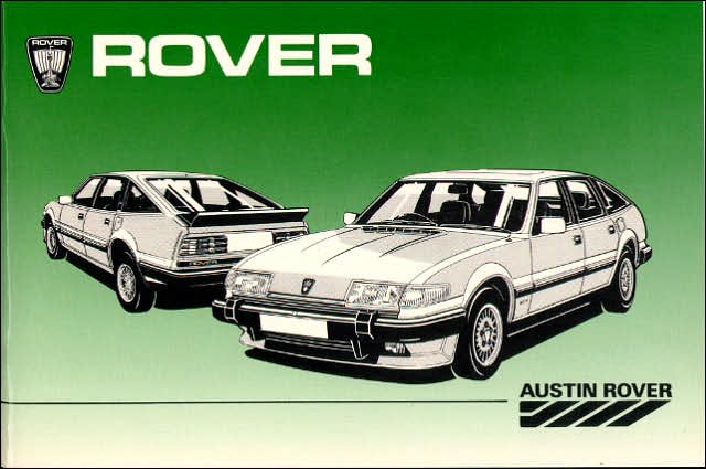 Rover Vanden Plas: Vitesse and Vanden Plas EFi Owner Handbook