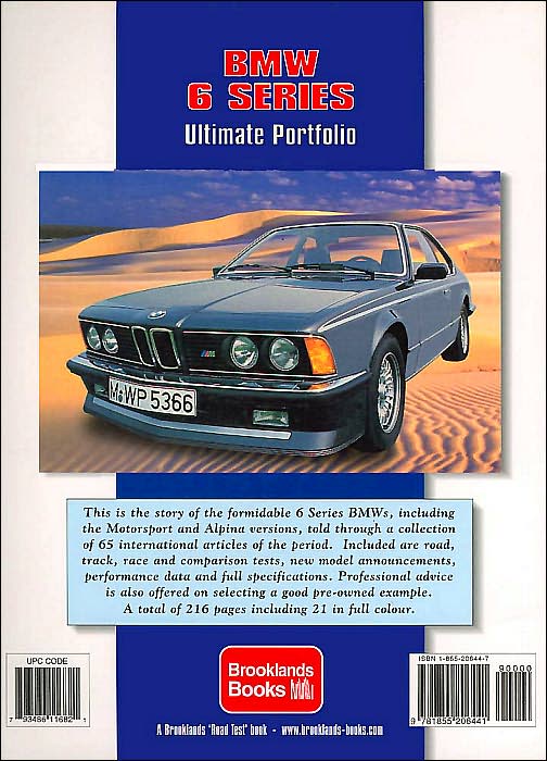 BMW 6 Series 1976-1989 -Ultimate Portfolio