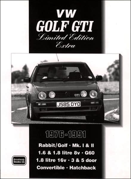 VW Golf GTI 1976-1991 -Limited Edition Extra
