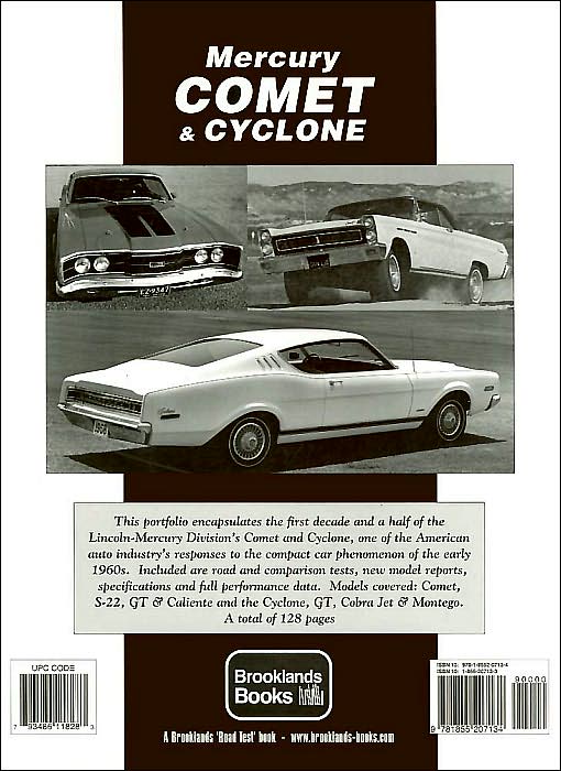 Mercury Comet & Cyclone Limited Edition Extra 1960-1975