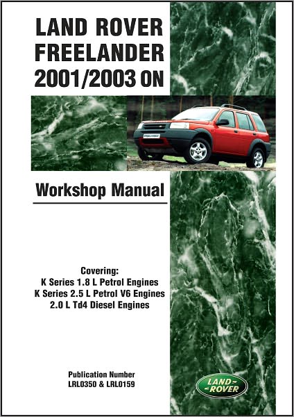 Land Rover Freelander WSM 2001-2003 on