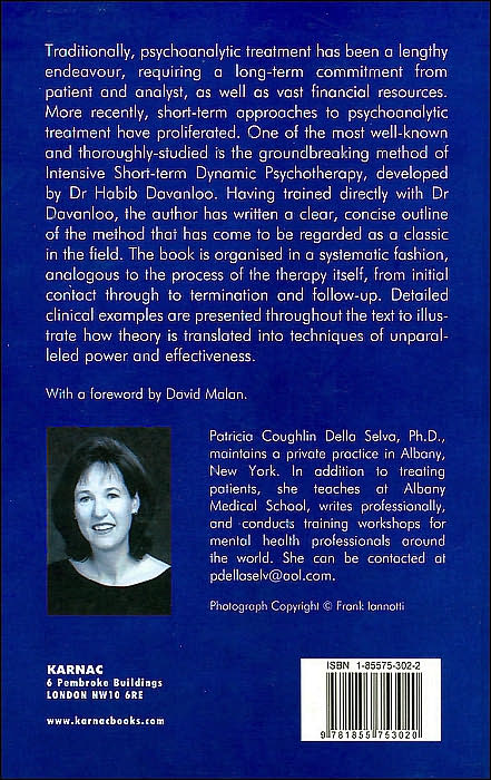 Intensive Short Term Dynamic Psychotherapy: Theory and Technique Synopsis