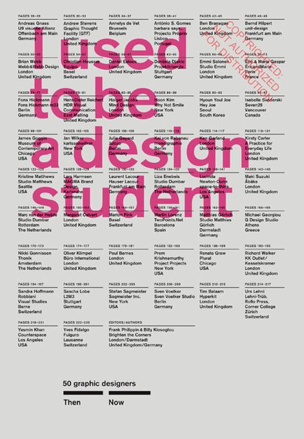 I Used to Be a Design Student: 50 Graphic Designers Then and Now