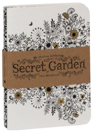 Secret Garden Mini Journals Set of 3
