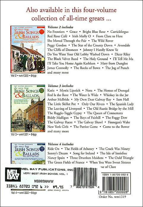 Very Best Irish Songs & Ballads: Words, Music & Guitar Chords