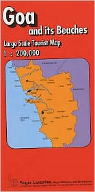 Map Goa Beach and Tourist Map