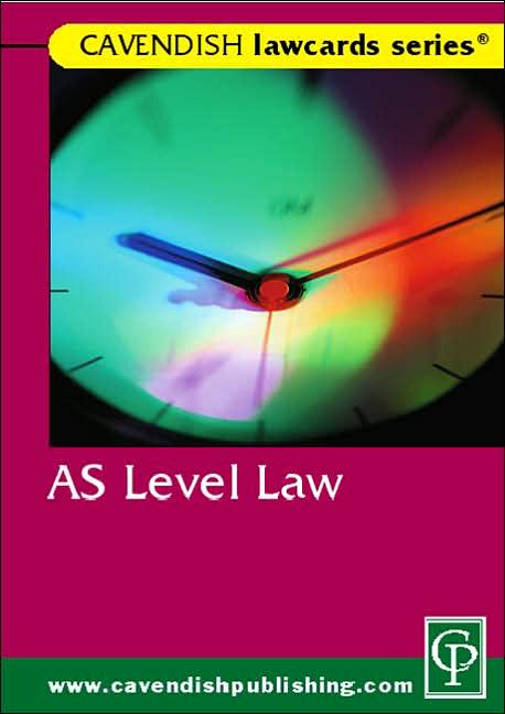 As Level Lawcard 1ed