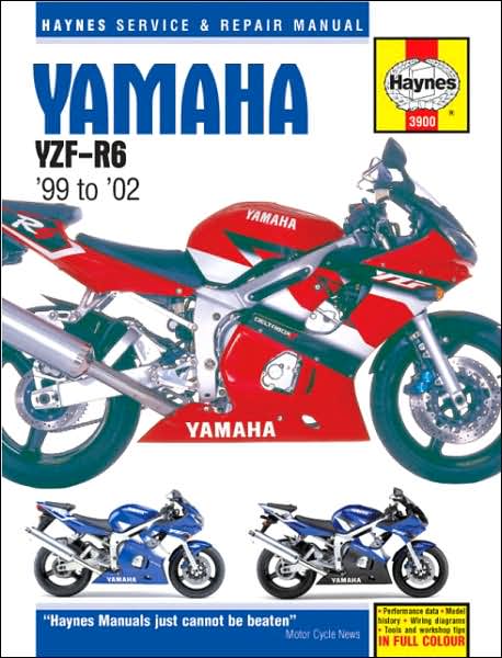Yamaha YZF-R6 '99 to '02