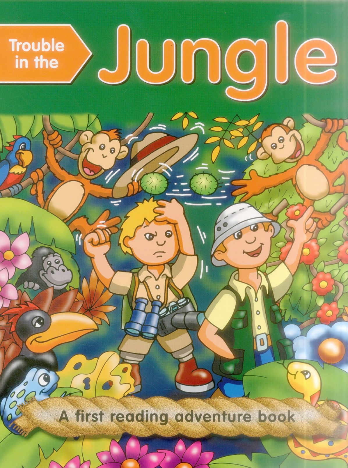 Trouble in the Jungle (outsize): First Reading Books For 3-5 Year Olds