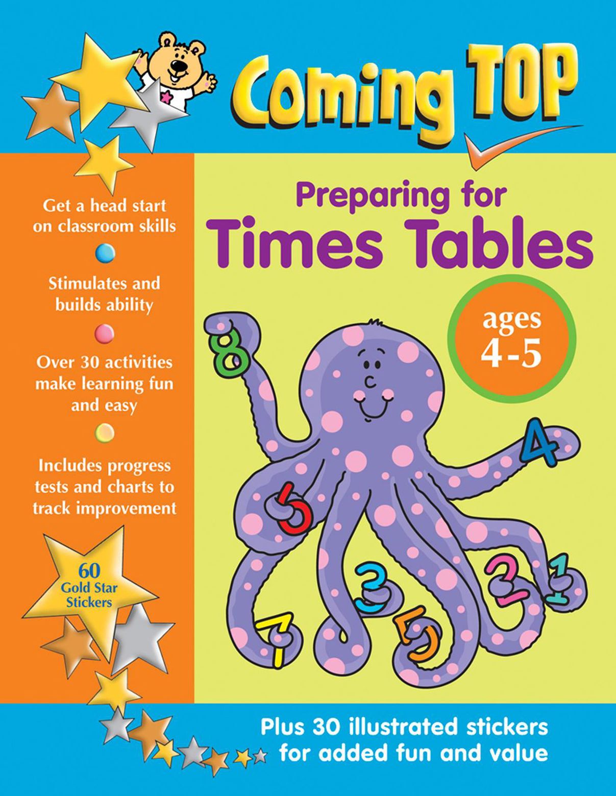 Coming Top Preparing for Times Tables Ages 4-5: Get A Head Start On Classroom Skills - With Stickers!