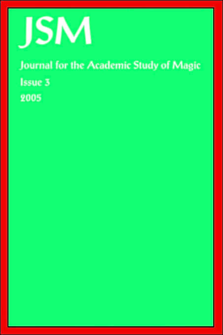 Journal For The Academic Study Of Magic 3