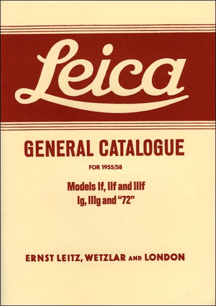 Leica General Catalogue for 1955-58
