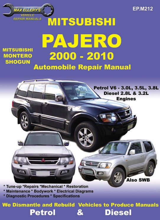 Mitsubishi Pajero 2000 to 2010