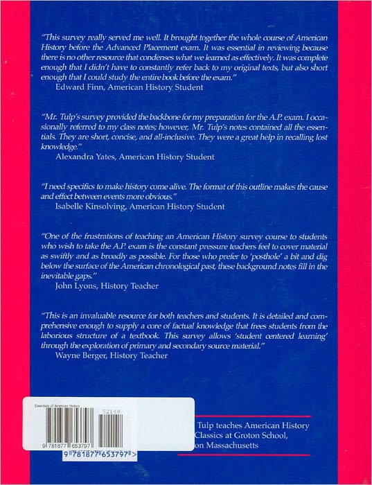 Essentials of American History