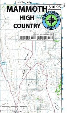 Map Mammoth High Country CA
