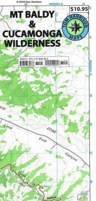 Map MT Baldy Cucamonga Wilder