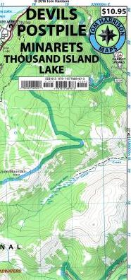 Map Devils Postpile CA
