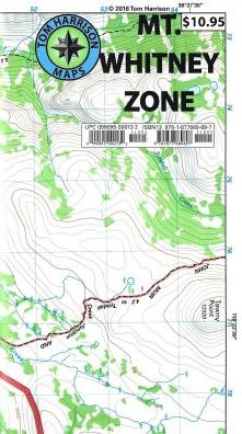 Map MT Whitney Zone CA
