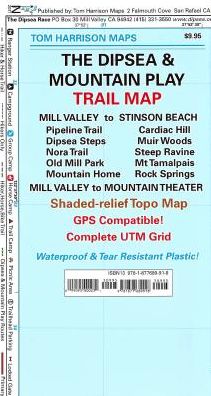 Dipsea/Mountain Play, California Map