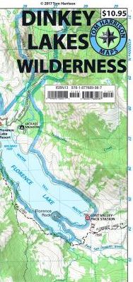 Dinkey Lakes Wilderness Trail Map