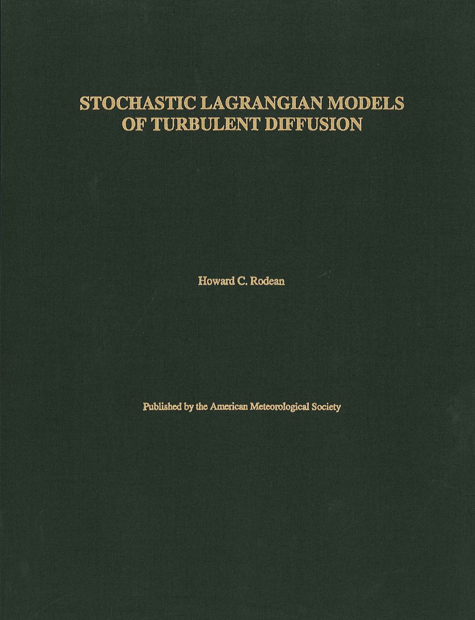 Stochastic Lagrangian Models of Turbulent Diffusion