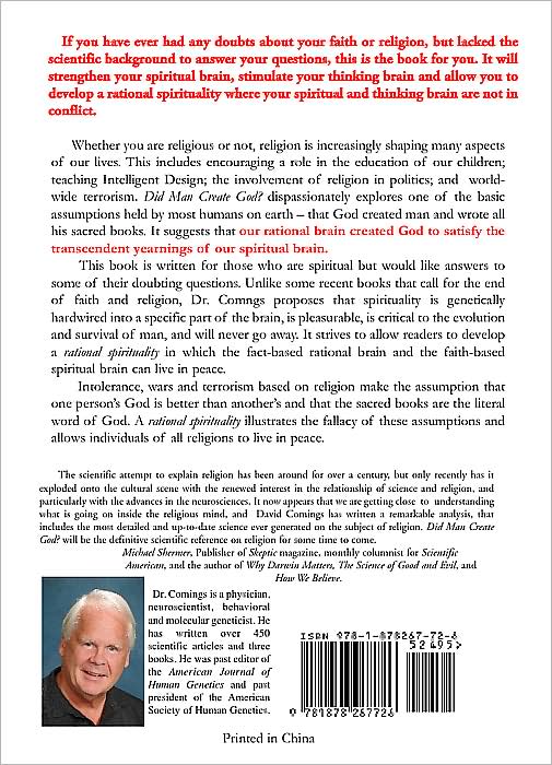 Did Man Create God?: Is Your Spiritual Brain at Peace with Your Thinking Brain?