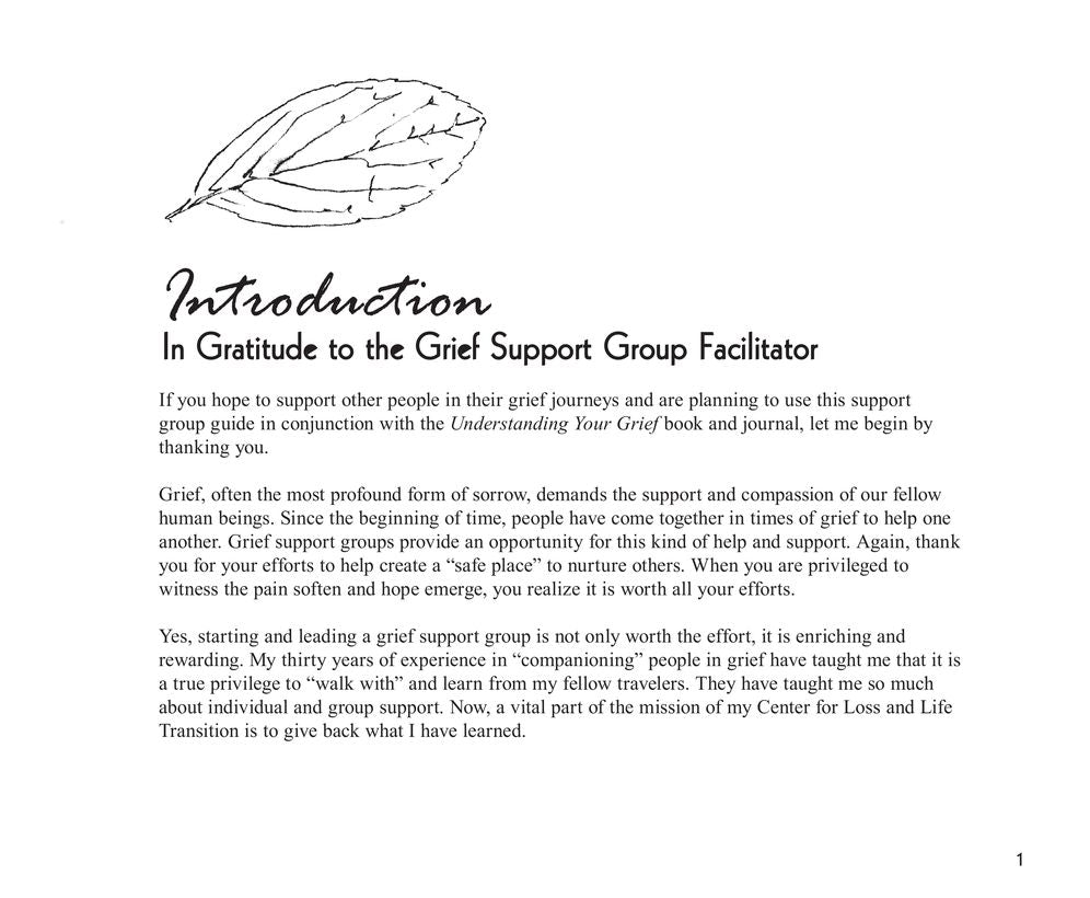 The Understanding Your Grief Support Group Guide: Starting and Leading a Bereavement Support Group