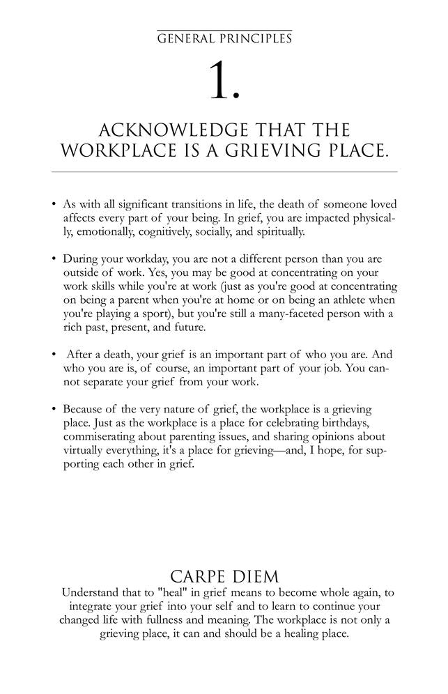 Healing Grief at Work: 100 Practical Ideas after Your Workplace Is Touched by Loss