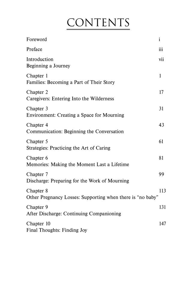 Companioning at a Time of Perinatal Loss: A Guide for Nurses, Physicians, Social Workers, Chaplains and Other Bedside Caregivers