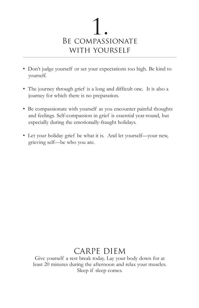 Healing Your Holiday Grief: 100 Practical Ideas for Blending Mourning and Celebration During the Holiday Season