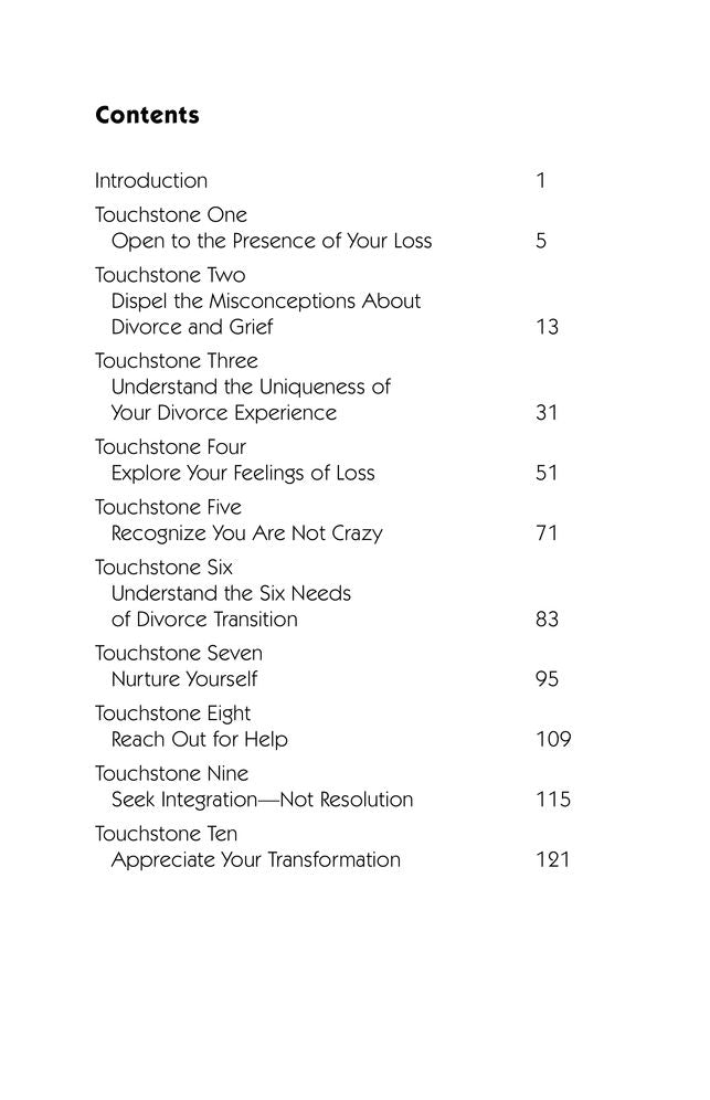 Transcending Divorce Journal: Exploring the Ten Essential Touchstones